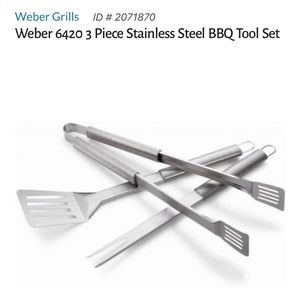 Weber Stainless Grill 3 piece Set